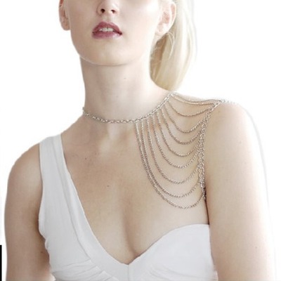 Multi-layer tassel body chain