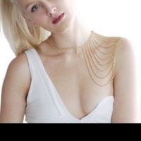 multi-layer tassel body chain - Thumbnail 1