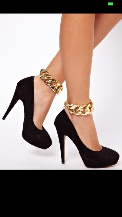 acrylic chain anklet