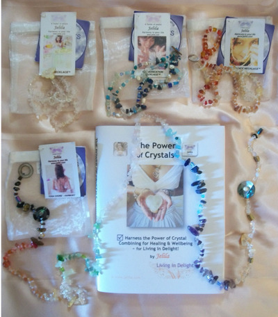 Special Set Yoga Chord & Crystal Healing Necklaces