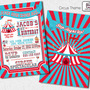 Traditional Carnival and Circus Invitations-2