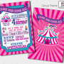 Carnival Party Invitations for Girls-3