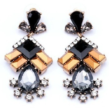Black Statement Earrings