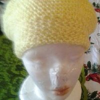 Crochet Small Slouch Hat & Croceht Curly Scarf  - Thumbnail 1