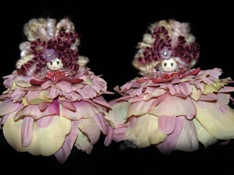 Flower Petal Faeries Leza & Beth, Fairy, OOAK