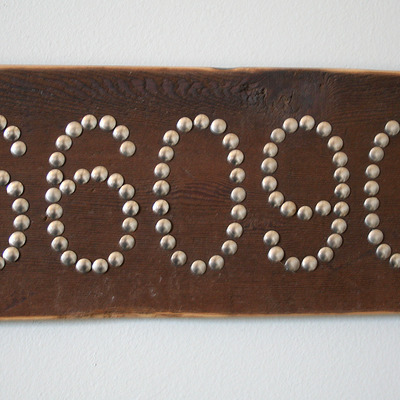 Customizable zip code push pin sign