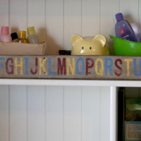 Hand-Painted Alphabet Sign - Thumbnail 1