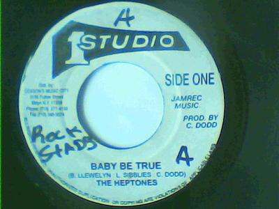 Baby be true/version-the heptones-studio 1 records-7"-vg