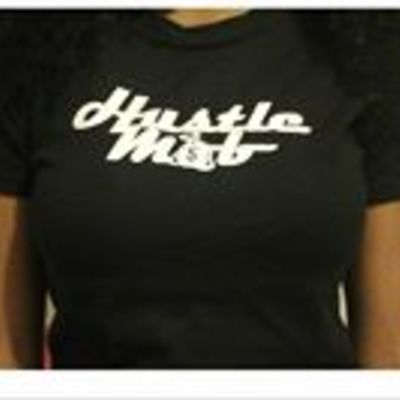 Hustle mob women original logo tee