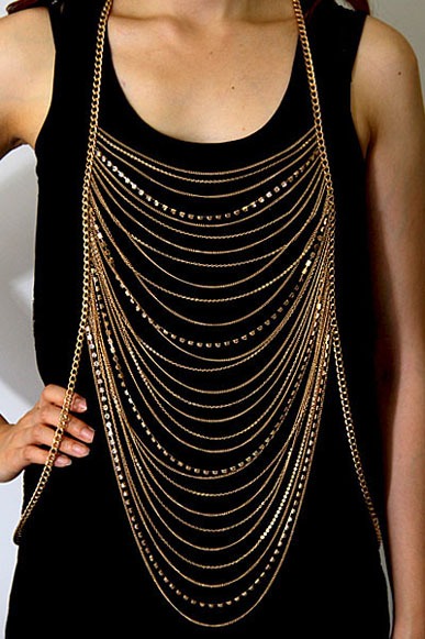 Queen Boom Boom Body Chain