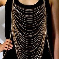 Queen Boom Boom Body Chain