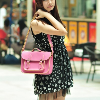 Candy color satchel