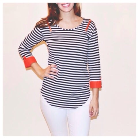 Striped  Sailor Top