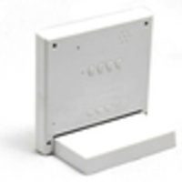 Covert Motion Detection Hidden Clock Camera Mini Digital Mirror Clock DVR White  - Thumbnail 1