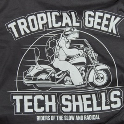 Turtle biker (gray)