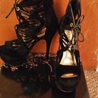 Roxy Lace Up Sandals - Thumbnail 1