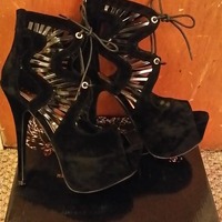 Roxy Lace Up Sandals - Thumbnail 2
