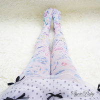  Bling Bling Shining Diamond Gems Printing Tights Free Ship SP140394 - Thumbnail 2