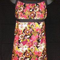 YR Emmeline Apron - Reversible Damask Party - Thumbnail 2