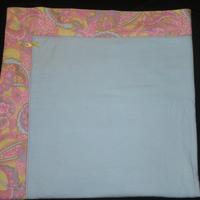 Receiving Blanket - Paisley Baby Blue - Thumbnail 1