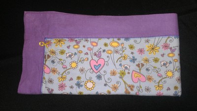 Receiving Blanket - Bird Garden on Purple
