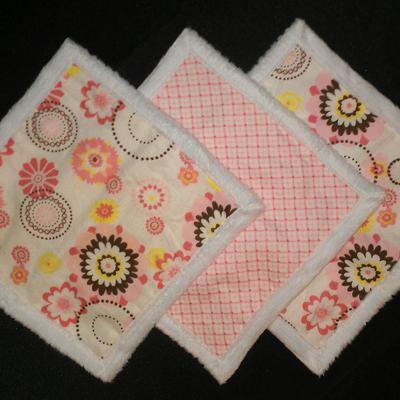 Wash cloth set - mod floral
