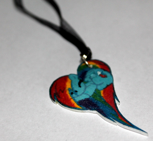 11003 Rainbow Dash necklace