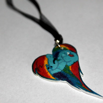 11003 Rainbow Dash necklace