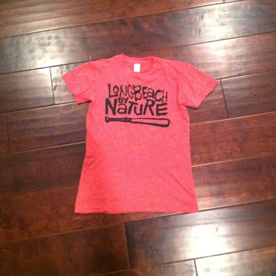 Lb by nature (ladies red tee)