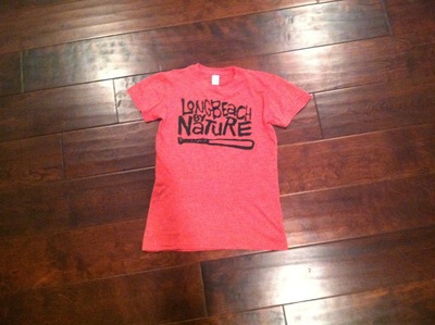 Lb by nature (ladies red tee)