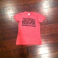 LB By Nature (Ladies Red Tee) - Thumbnail 1