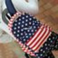 Unisex Canvas Punk US & UK Flag Backpack  - Thumbnail 1