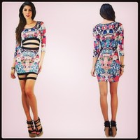 Floral Bodycon - Thumbnail 1