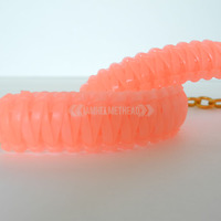 Mini Cobra Knot Bangle - Glow in the Dark Orange - Thumbnail 2