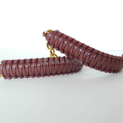 Mini cobra knot bangle - merlot