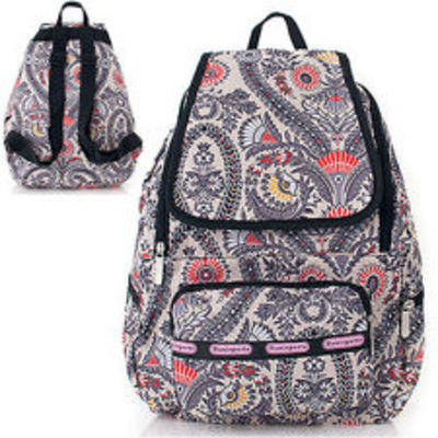 Pretty pattern backpack womens school bag water proof lovely paisely
