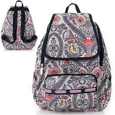Pretty pattern backpack womens school bag water proof lovely paisely