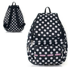 Pretty pattern backpack womens school bag water proof lovely dot
