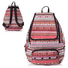 Pretty pattern backpack womens school bag water proof floral splicing