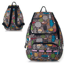  pretty pattern backpack womens school bag water proof forest night