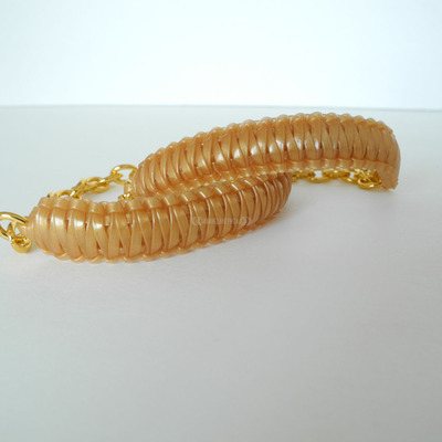 Mini cobra knot bangle - gold