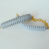 Mini Cobra Knot Bangle - Grey - Thumbnail 2