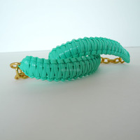 Mini Cobra Knot Bangle - Mint Green - Thumbnail 2