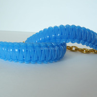 Mini Cobra Knot Bangle - Glow in the Dark Blue - Thumbnail 3