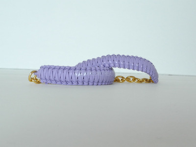 Mini cobra knot bangle - lavender