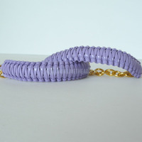 Mini Cobra Knot Bangle - Lavender - Thumbnail 2