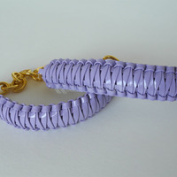 Mini Cobra Knot Bangle - Lavender - Thumbnail 3