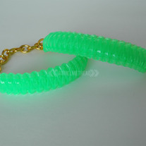 Mini Cobra Knot Bangle - Glow in the Dark Green