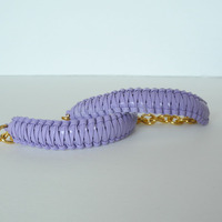 Mini Cobra Knot Bangle - Lavender - Thumbnail 4