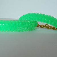 Mini Cobra Knot Bangle - Glow in the Dark Green - Thumbnail 2